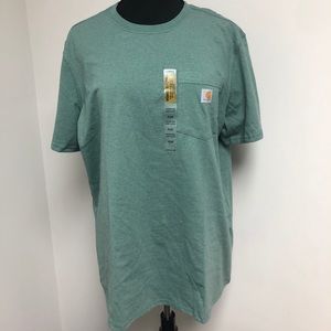 NWT Carhartt Womens Short Sleeve Pocket Shirt